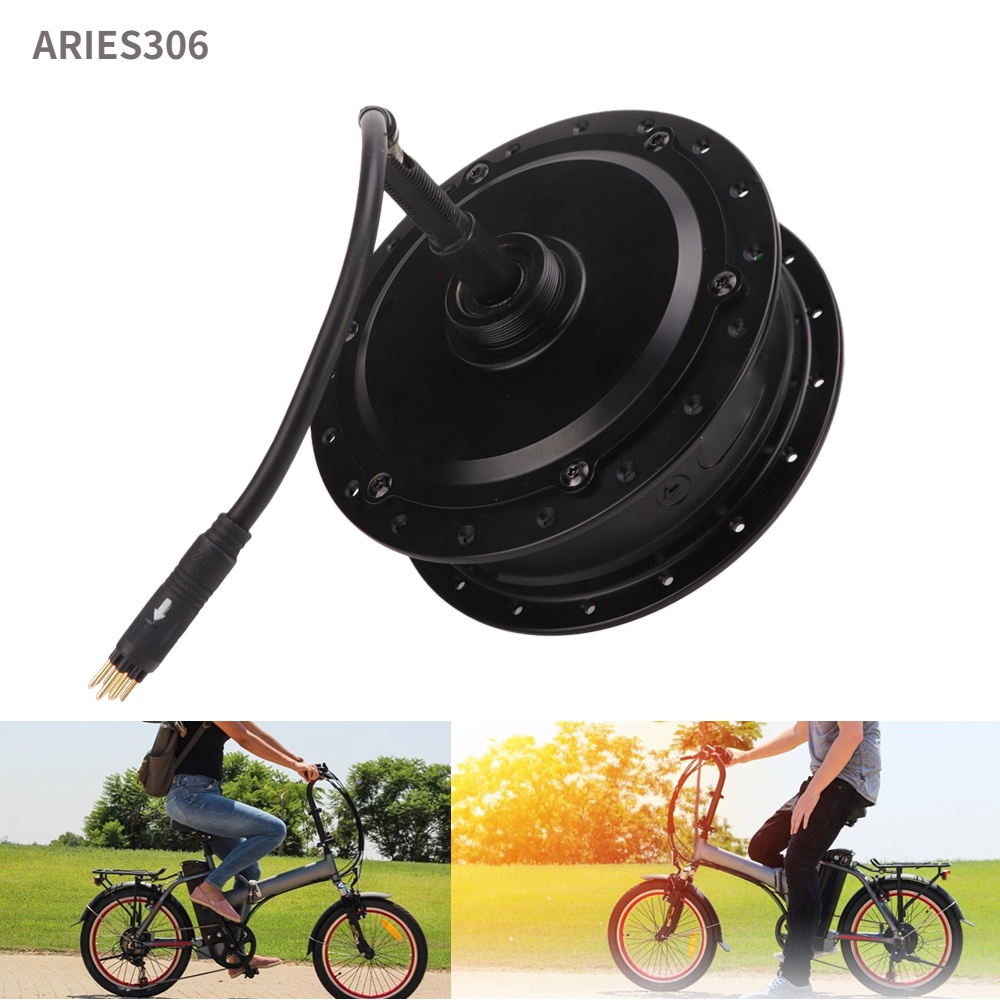 Aries306 ชุดแปลงมอเตอร์ดุมล้อหลังจักรยานไฟฟ้า 48V 350W กันน้ํา เสียงรบกวน 55Db สําหรับสกูตเตอร์ Diy
