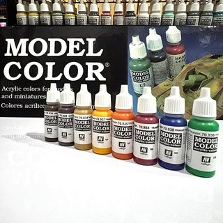 VALLEJO MODEL COLOR Transparent(Clear) กลุ่มสีโปร่งแสง สีเคลียร์ เนื้อกึ่งด้าน