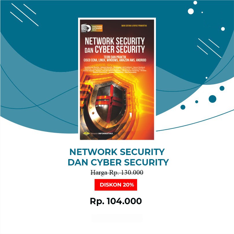NETWORK SECURITY AND CYBER SECURITY BOOK + ดีวีดี