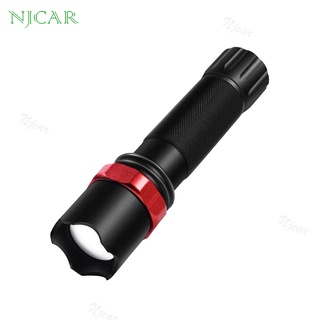 NJCAR COB-R ไฟฉายซูมได้ LED ไฟฉายแรงสูง สว่างมาก แสงขาว USB