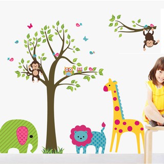 สติ๊กเกอร์ใสติดผนังบ้าน ห้องเด็ก  wWallsticker DIY Home Decor