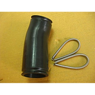 HONDA SUPERHAWK CB72 CB77 AIR CLEANER FILTER RUBBER TUBE &amp; BAND "JAPAN"  // ท่ออากาศ ท่อกรองอากาศ