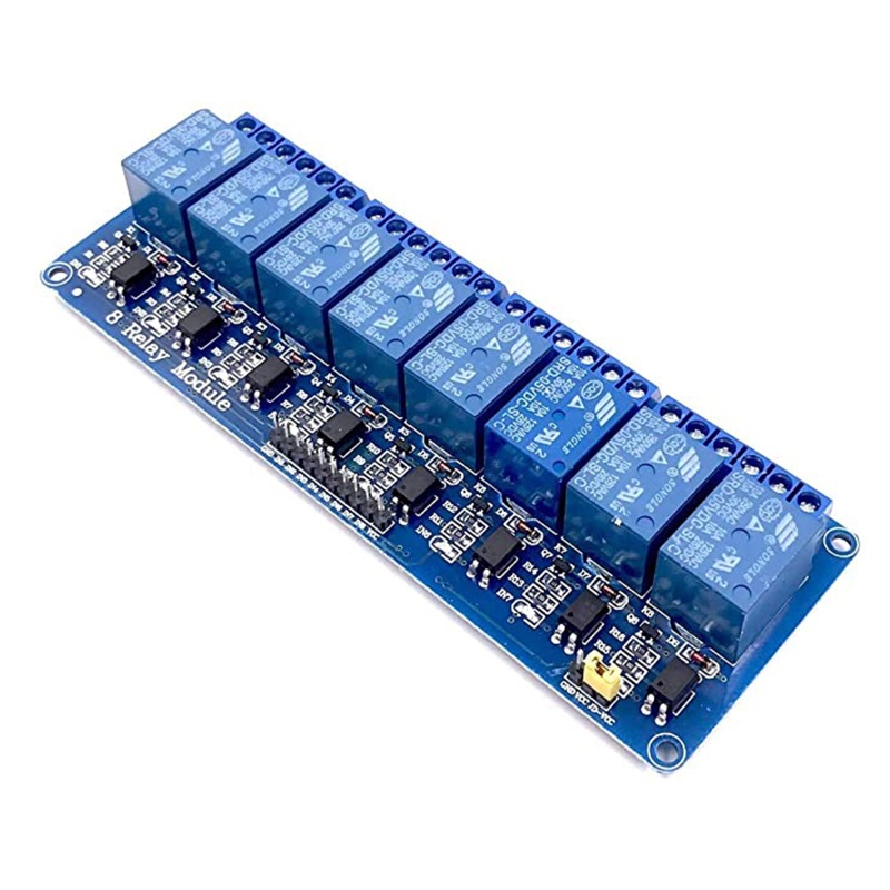 Doublebuy 8 Way 5V Relay Module Power Relay Control Board Single Switch Relay Board