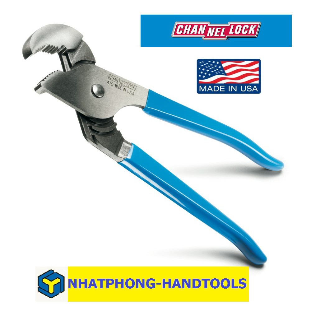 Channellock Crow Mineral Nippers, Made In The Us