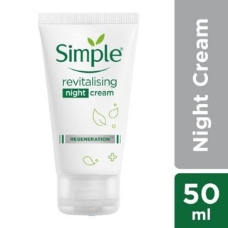 ซิมเพิล Simple Regeneration Age Resisting Night Cream
50ml.