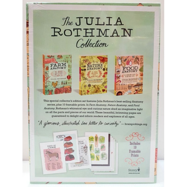 The Julia Rothman Collection : Farm Anatomy, Food Anatomy, Nature ...