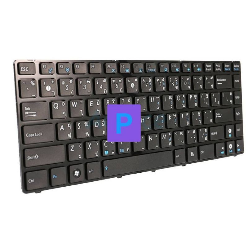 คีบอทโน๊ตบุ้ก Keyboard NoteBook ASUS A42 K42 X42 K43E / A42F A42J A42S A43S K42J K43S K43E UL30 U30 
