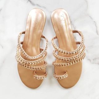 ซินสตูดิโอ : ZYN STUDIO COCO SANDALS PINKGOLD