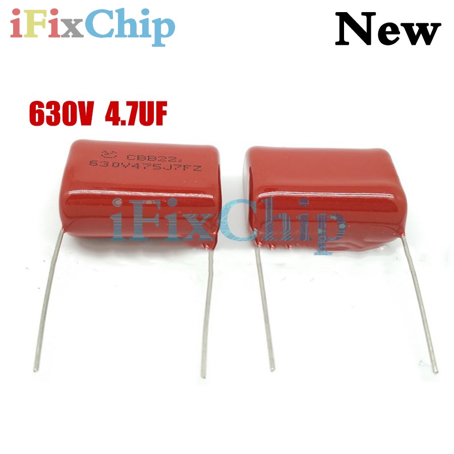 5 ชิ้น/ล็อต 630V475 630V475J 4.7UF Pitch 30MM 630V 475 CBB ตัวเก็บประจุฟิล์มโพรพิลีน