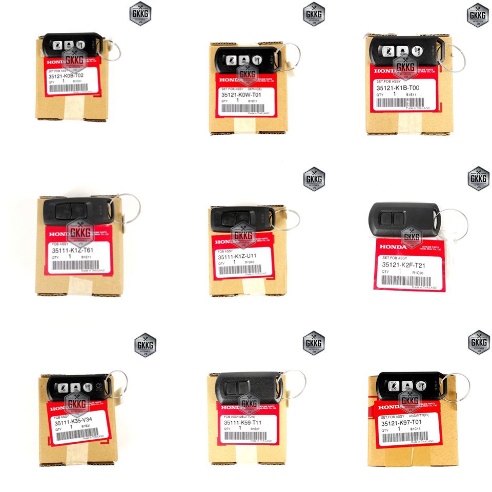 ชุดรีโมทกุญแจสมาร์ทคีย์ แท้ศูนย์  HONDA SCOPY-I (2021) CLICK150i PCX150 (2014-2020) PCX160 ADV150 FO