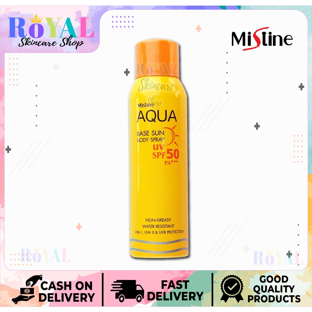 Mistine Aqua Base Sun Body Spray UV SPF 50 PA+++ 100ml