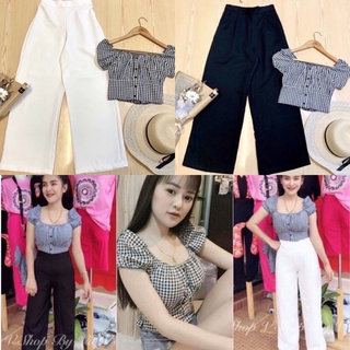 🫦🔥ขาย👚Dee  shop🔥🔥🫦กางเกงบาร์บี้ขายาว เสื้อดอลลี่สก๊อต จัดset เป็นงานที่ใส่แมทช์กันแล้ว น่ารักมากๆ สาวๆไม่ควรพลาดเซทนี้‼️