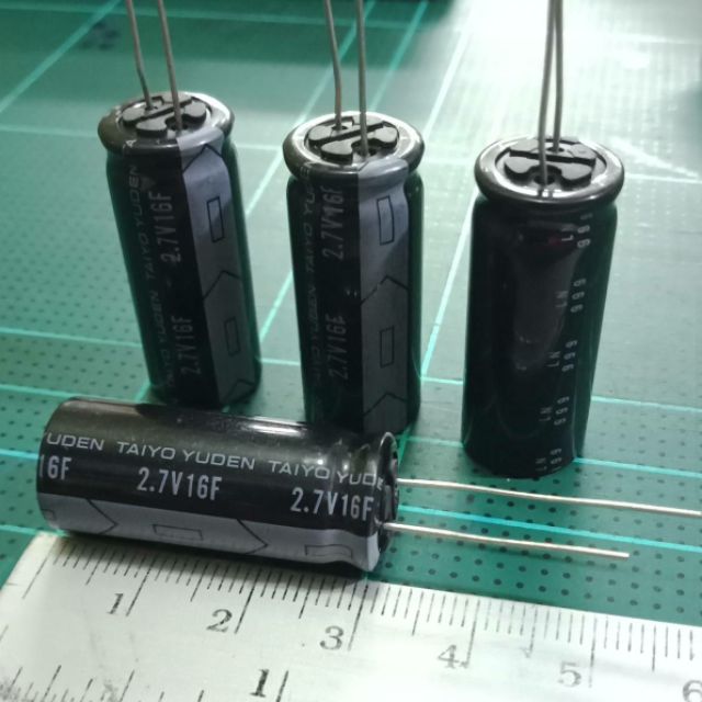 16 F 2.7V ELNA ขนาด 17x31 mm แท้-ใหม่จากโรงงาน แพ็ค 1ตัว