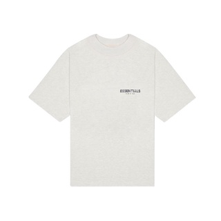 FOG – ESSENTIALS Fleece Logo T-Shirt (LIGHT OATMEAL)