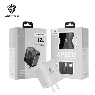 Lenyes Adapter หัวชาร์จ USB 2 Ports รุ่น LCH099