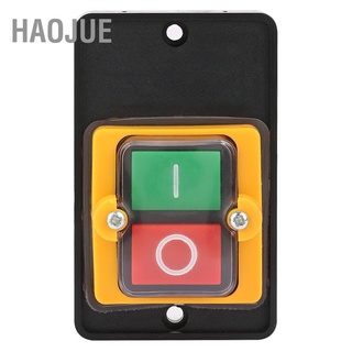 Haojue AC220V/380V 10A Waterproof On/Off Push Button Switch Waterproof, Dustproof and Oilproof. 50Hz (60Hz), voltage up to 380V, 220V circuit