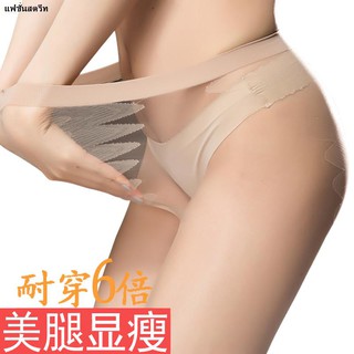 ถุงน่อง 3-5 แถบสีขาวปก pantyhose ฤดูร้อนผ้าไหมป้องกันการสะดุดบางฤดูใบไม้ผลิและฤดูใบไม้ร่วงของผู้หญิงขาสวยถุงน่องสีเนื้อ