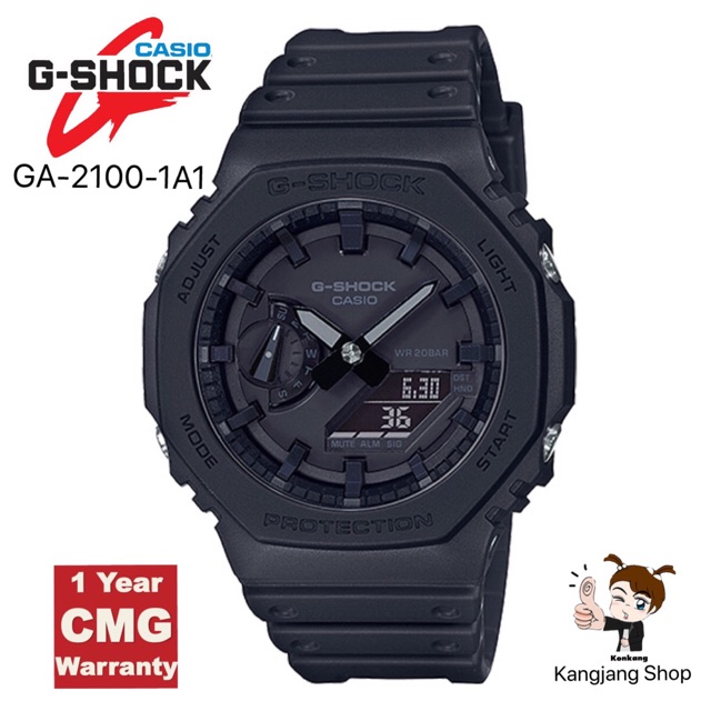 Casio G-Shock รุ่นใหม่ล่าสุด GA-2100-1A1DR ของแท้ % ประกันศูนย์ CMG นาฬิกาข้อมือใส่ได้ทั้งผู้หญิงและผู้ชาย