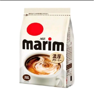 ครีมเทียมมาริม ผลิตจากนมวัวฮอกไกโด AGF Marim Cream 260g.