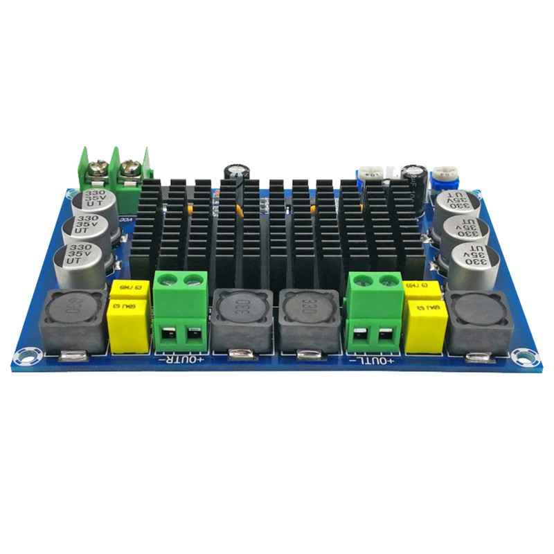 โมดูลขยายเสียงดิจิทัล 150W*150W 1 ชิ้น พร้อมบอร์ดขยายเสียง พลังงานสูง Preamp XH-M569 TPA3116D2