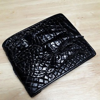 crocodile  wallet   wallet tail กระเป๋าสตางค์จระเข้Crocodile Wallet Alligator Wallets → Genuine Croc Leather Wallets