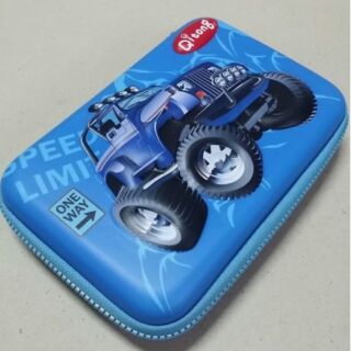 กล่องดินสอ Smiggle 3D ลายด้านหน้านูนขึ้นมาค่ะ ลาย รถจี๊ป ขนาด 6x8 นิ้ว