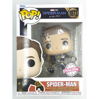 Funko Pop Marvel Spider Man No Way Home - Spider Man Unmasked [ Black &amp; Gold Suit ] : 1073