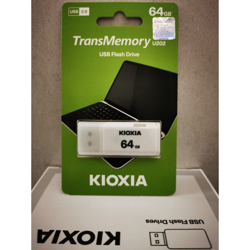 KIOXIA 64GB USB 2 FLASHDISK 100% ORIGINAL JAPAN (TOSHIBA REBRANDING)