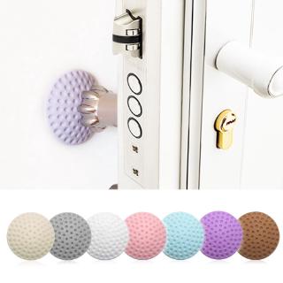 Wall Protector Door Handle Bumper Guard Stopper Self Adhesive Rubber Round Home Back Door Crash Pad