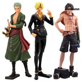 CH Anime One Piece Figures Zoro Sanji Ace Model Toys Ornaments Home Decoration