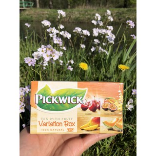 ชาผลไม้หลากรส ธรรมชาติแท้ 100 % Pickwick Tea With Fruit Variation Box 100% ชาแสนอร่อยด้วยรสชาดผลไม้ที่เข้มข้น