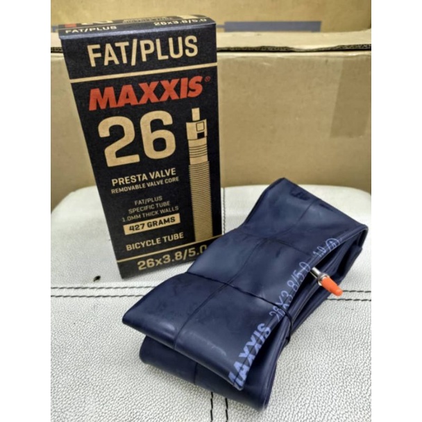 26 นิ้ว Maxxis Fat Bike Fat/Plus Tubes Presta Valve Tiub Tayar Besar