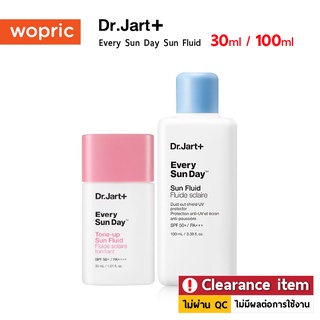 (**Clearance) Dr.Jart+ Every Sun Day Sun Fluid 30ml / 100ml กันแดดน้ำนมสุดฮิต **กล่องชำรุด ราคาพิเศษ