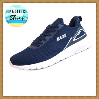 BAOJI รองเท้าผ้าใบชาย รุ่น BJM590 สีกรม by Pacific Shoes