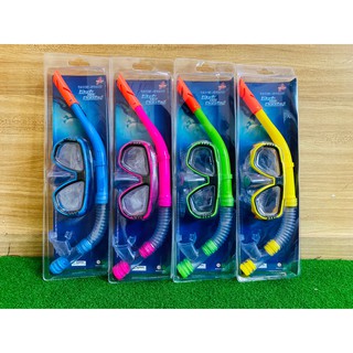 แว่นตาดำน้ำ แว่น Snorkel อุปกรณ์ดำน้ำ อุปกรณ์ทางทะเล ของผู้ใหญ่ 14ปี+++