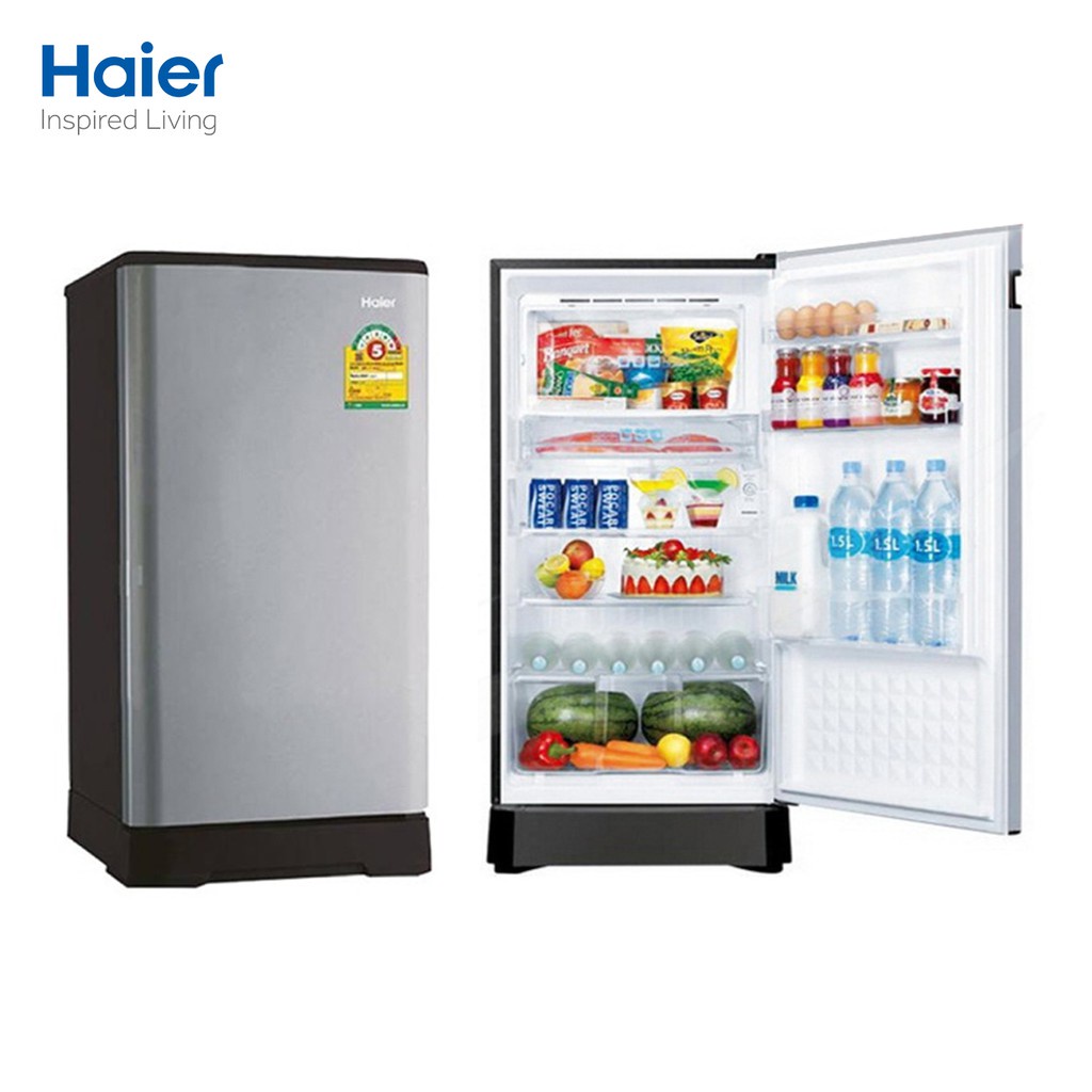 พร้อมส่ง💥Haier ตู้เย็น รุ่น HR-ADBX15 CS  ความจุ 5.2 คิว สีเงิน  (สินค้าเกรด B No.3)