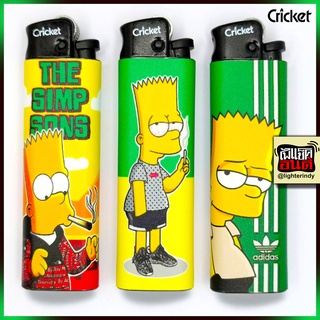 No.48 ไฟแช็คคริกเก็ต Cricket ลายสวยๆ lighter ไฟแช็คอินดี้  ไฟแช็ก เก๋ๆ แฟชั่น ไฟแช็คเท่ๆ ไฟแช็คสะสม ลายสติ๊กเกอร์