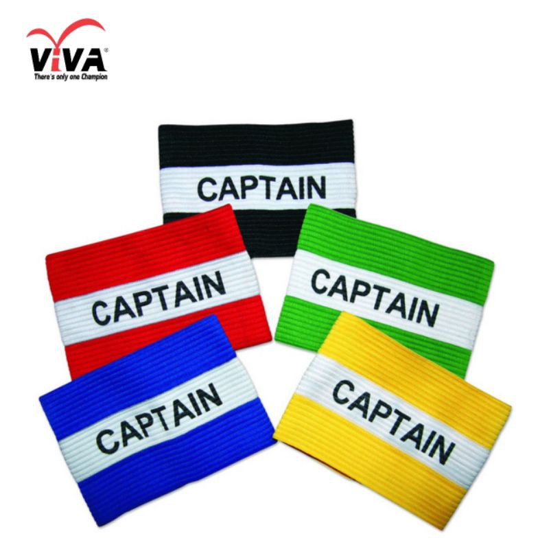 VIVA ปลอกแขนกัปตันทีม สามแถบ แบบยางยืด
