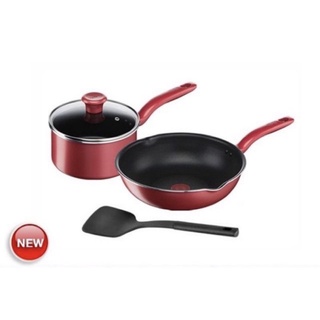 Tefal Cooking Set ชุดหม้อกระทะ 4ชิ้น So Chef กินอินดักชั่น