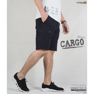 ⚡GW⚡ NO.9645 Cargo Shorts ผ้าคอตต้อน100% สีไม่ตก ทรงสวย ใส่สบาย กางเกงขาสั้นเอวยืด กระเป๋าข้าง ผู้ชาย-#-3