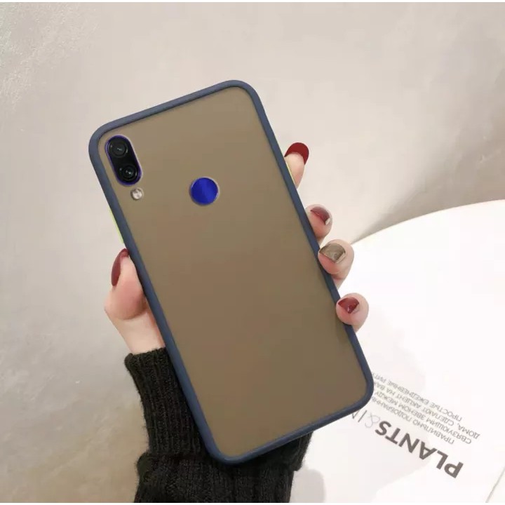 [ส่งจากไทย] เคสกันกระแทก ปุ่มสีผิวด้าน Case Vivo V9 / Y85 เคสขอบนิ่มหลังแข็ง เคสโทรศัพท์ เคส VIVO