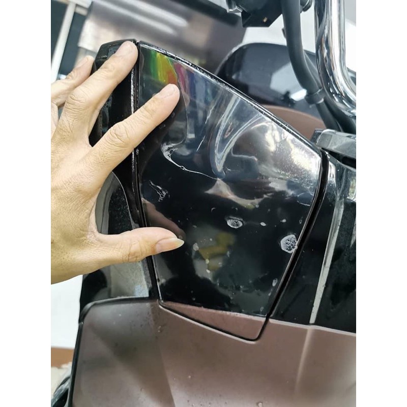 pcx160 ฟิล์มกันรอย เก๊ะหน้า /ฝาถัง /พักเท้า Pcx160 Pcx2021-2022 สติ๊กเกอร์ปิดรอยเคฟล่า6D(แบบใสเงา &เคฟล่า)