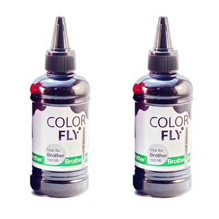 ColorFly หมึกเติม Brother เกรดA สีดำ 100ml. * 2ขวด(black)