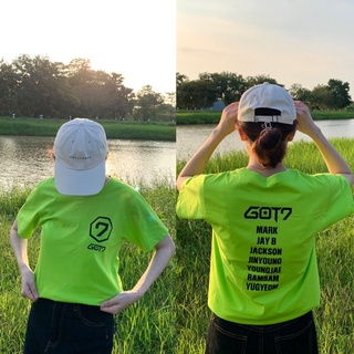 🍀 เสื้อ GOT7 🍀 7MEMBERS T-shirt สกรีนหน้า-หลัง