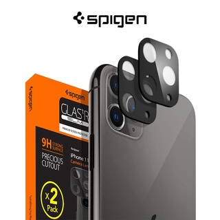 Spigen iPhone 11 Pro Max/iPhone 11 Pro เลนส์กล้อง ครอบคลุมเต็มรูปแบบ กระจกนิรภัย (2 แพ็ค)