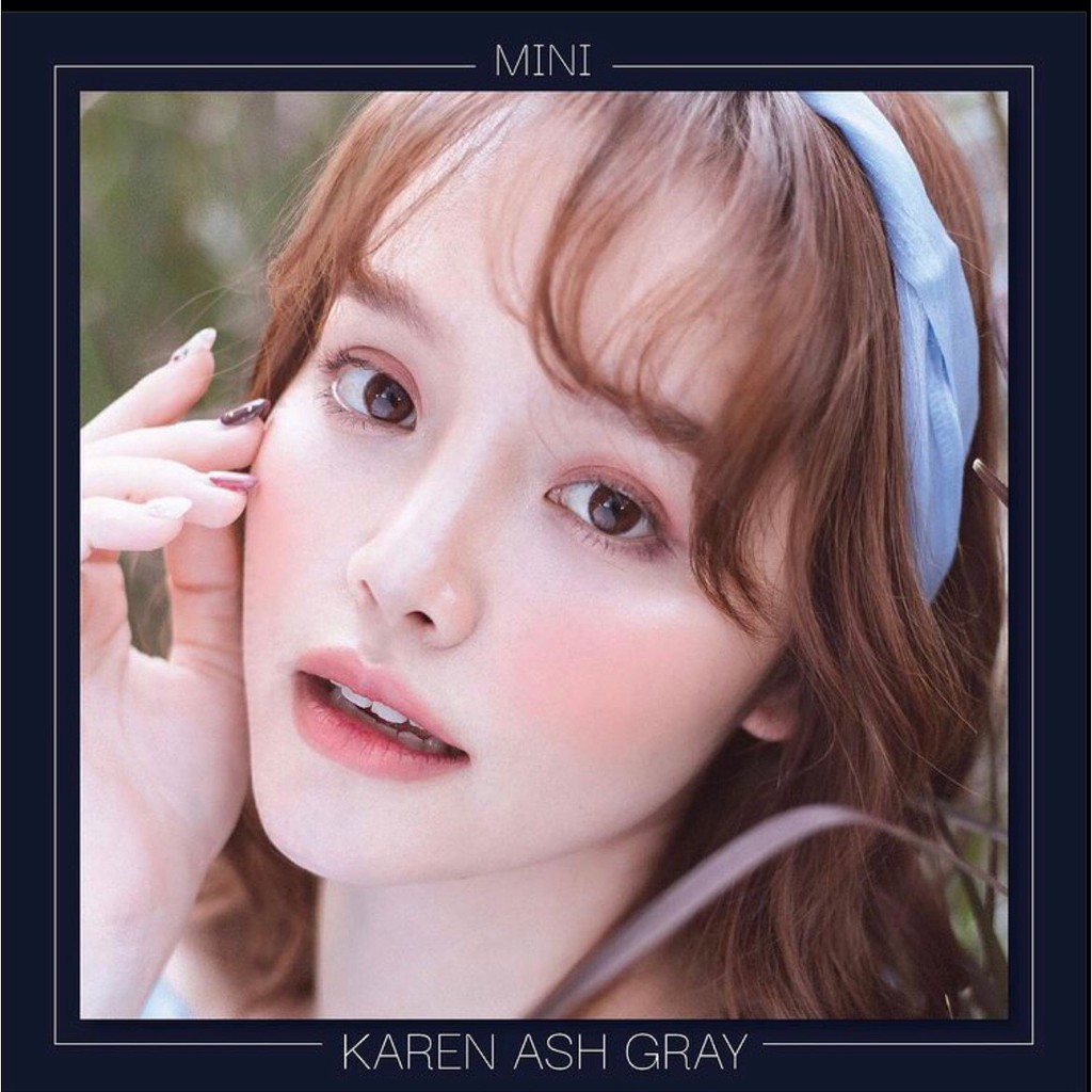 คอนเเทคเลนส์ Zplus 💕รุ่น Karen Ash Gray ค่าสายตา 0-1000