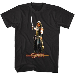 เสื้อยืด พิมพ์ลายดาบ Conan the Barbara หลากสี สําหรับผู้ชายS-5XL