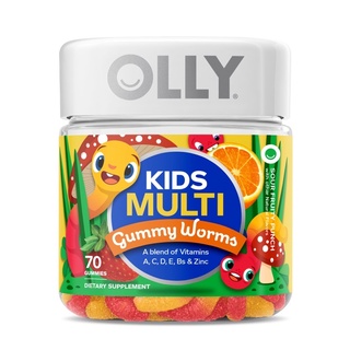 ✈️PRE-ORDER✈️ วิตามินรวมชนิดกัมมี่สำหรับเด็ก OLLY Kids Multi Gummy Worms