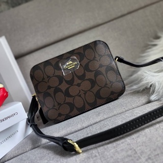 COACH 91677 MINI CAMERA BAG IN SIGNATURE CANVAS