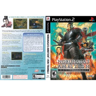 NOBUNAGAS AMBITION IRON TRIANGLE [PS2 US : DVD5 1 Disc]